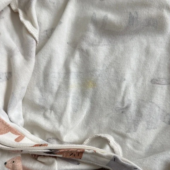 Carter's Cream Fox and Animal Print Two Footies - Picture 4 of 5